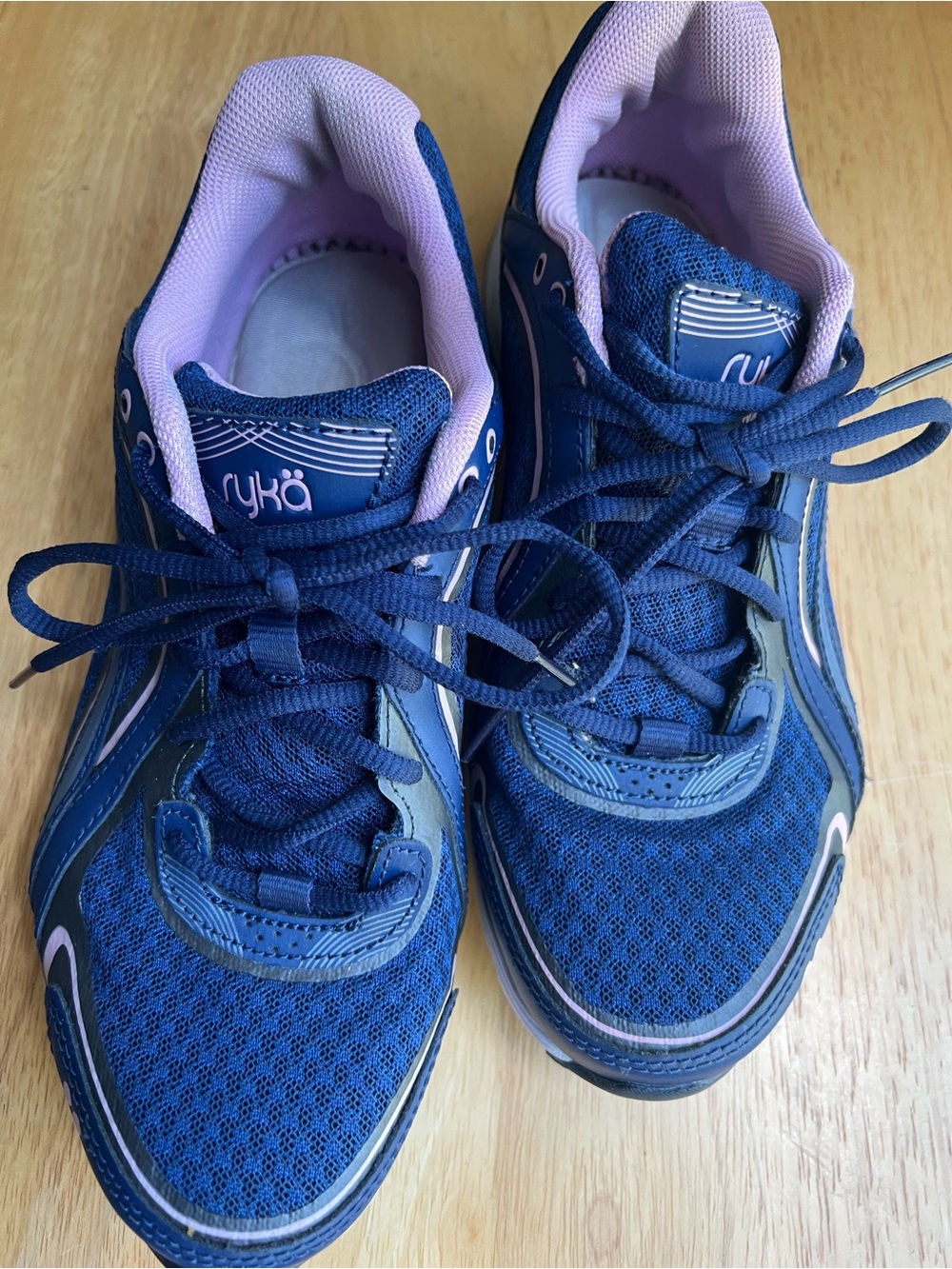 Ryka Women's Navy and Light Purple Athletic Sneakers